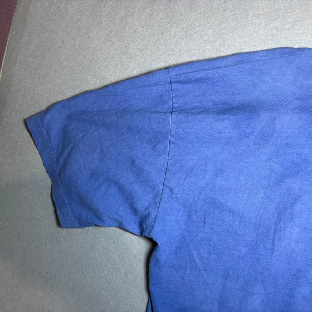SOL Apparel Men's Polo Shirt XL Blue 100% Cotton Made in USA - Picture 15 of 16